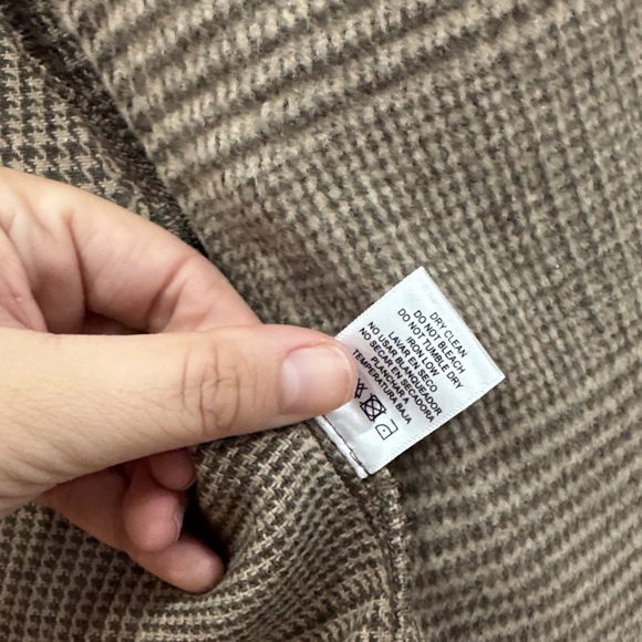 NWT Love Tree Brown Plaid Women's Coat - Picture 7 of 8